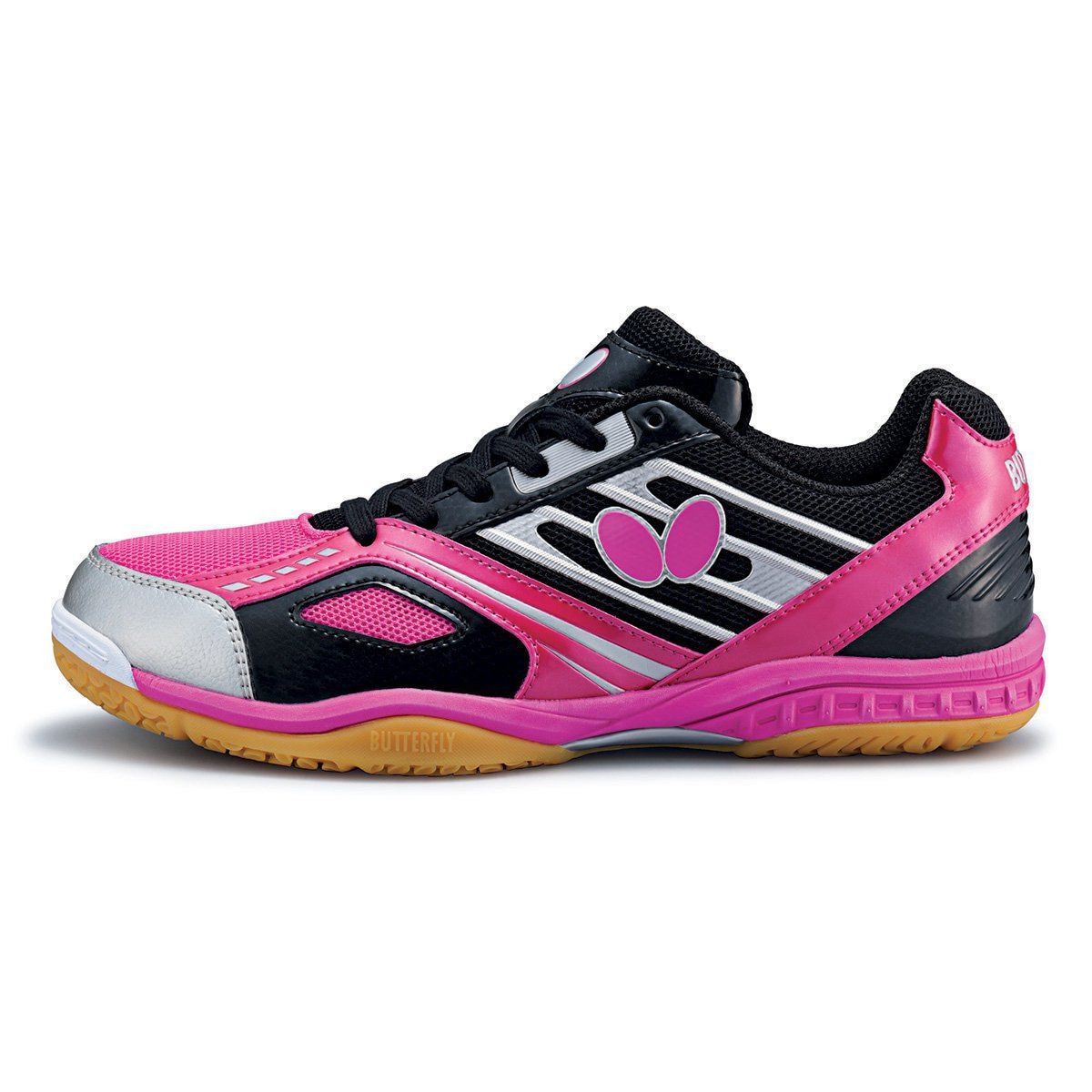 Lezoline Mach Shoes: Black/Pink